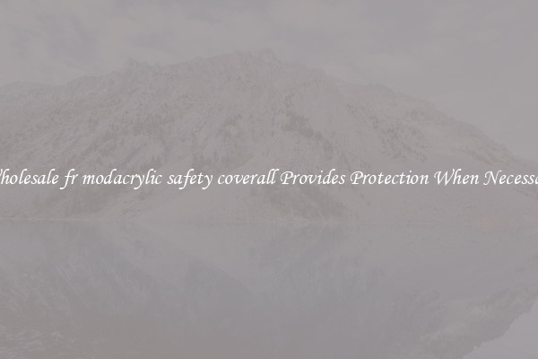 Wholesale fr modacrylic safety coverall Provides Protection When Necessary