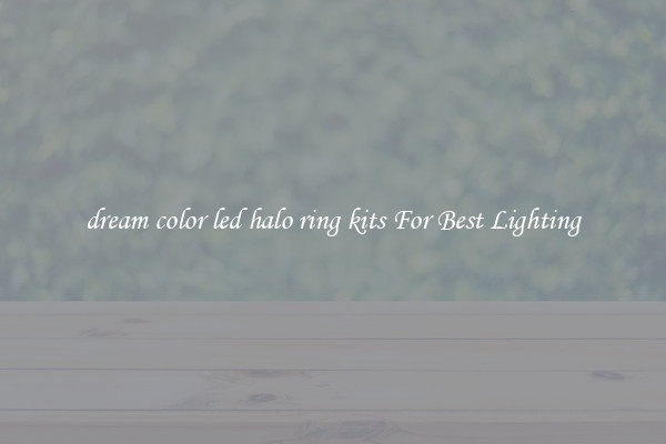dream color led halo ring kits For Best Lighting