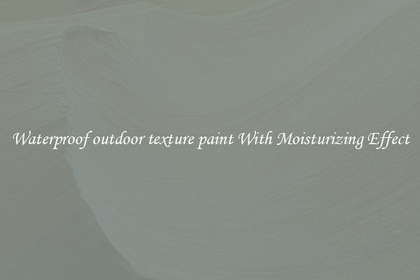 Waterproof outdoor texture paint With Moisturizing Effect