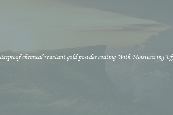 Waterproof chemical resistant gold powder coating With Moisturizing Effect